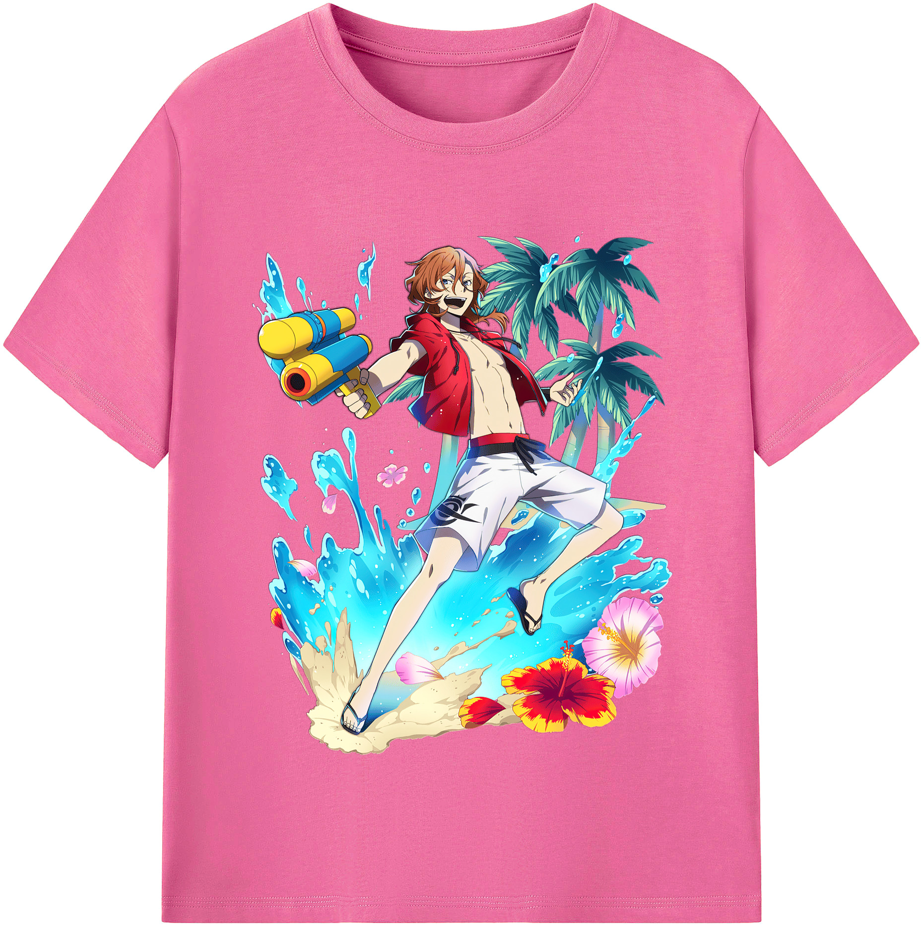 （画像用） 文豪ストレイドッグス Bungo Stray Dogs レディースカジュアルプリントTシャツ（綿100％）